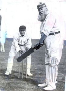 W.G. Grace. The beard is for faking out his opponents.